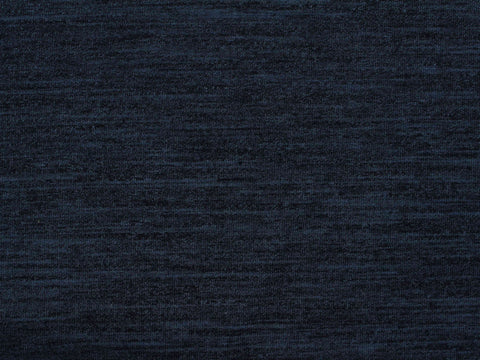 Dark Blue Marl French Terry, Polyester, 178 gsm