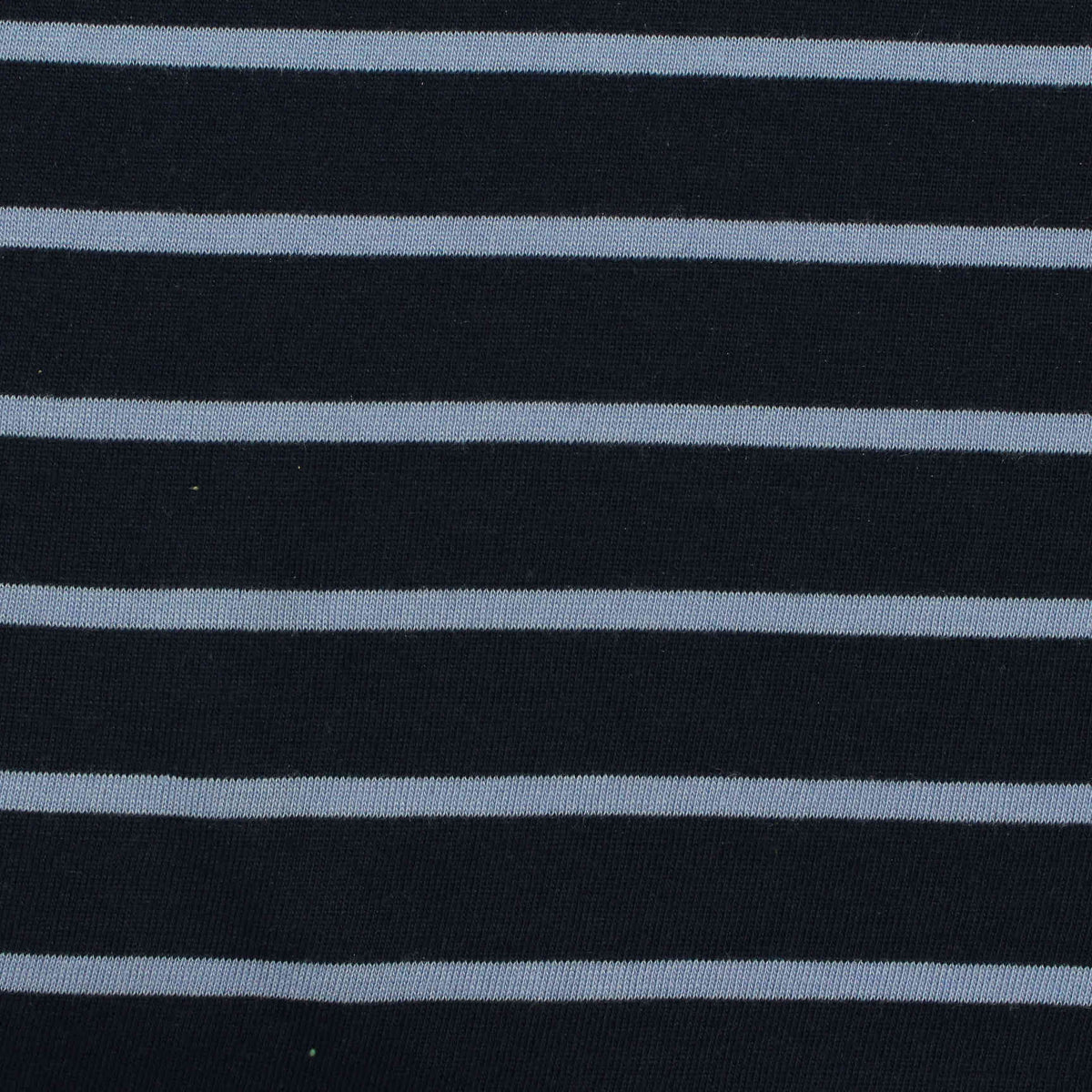Striped Cotton Modal Jersey Knit Fabric, 130 gsm, 160 cm — Navy