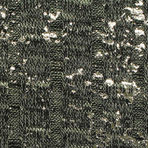 Viscose Polyester Stretch Rib Knit Fabric, 190 gsm, 150 cm — Khaki