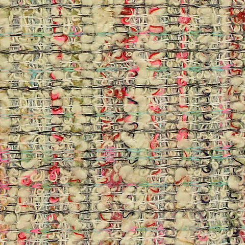 Cream Marl Jacquard, Poly-Cotton, 287 gsm