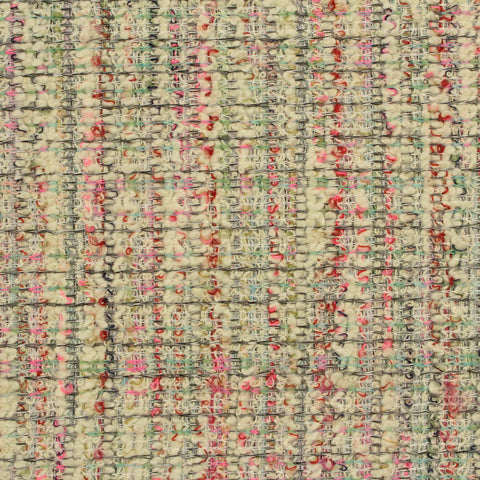 Cream Marl Jacquard, Poly-Cotton, 287 gsm