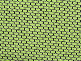 Lime Geometric Jacquard, Poly-Viscose