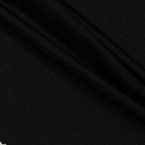Nylon Stretch Knit Fabric, 200 gsm, 155 cm — Black