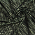 Dark Green Diagonal-Dash Knit, Polyester