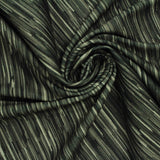 Dark Green Diagonal-Dash Knit, Polyester