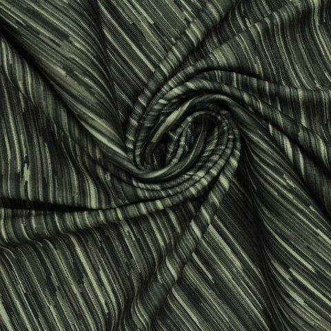 Dark Green Diagonal-Dash Knit, Polyester