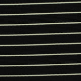 Off-White Horizontal-Stripe Knit, Polyester