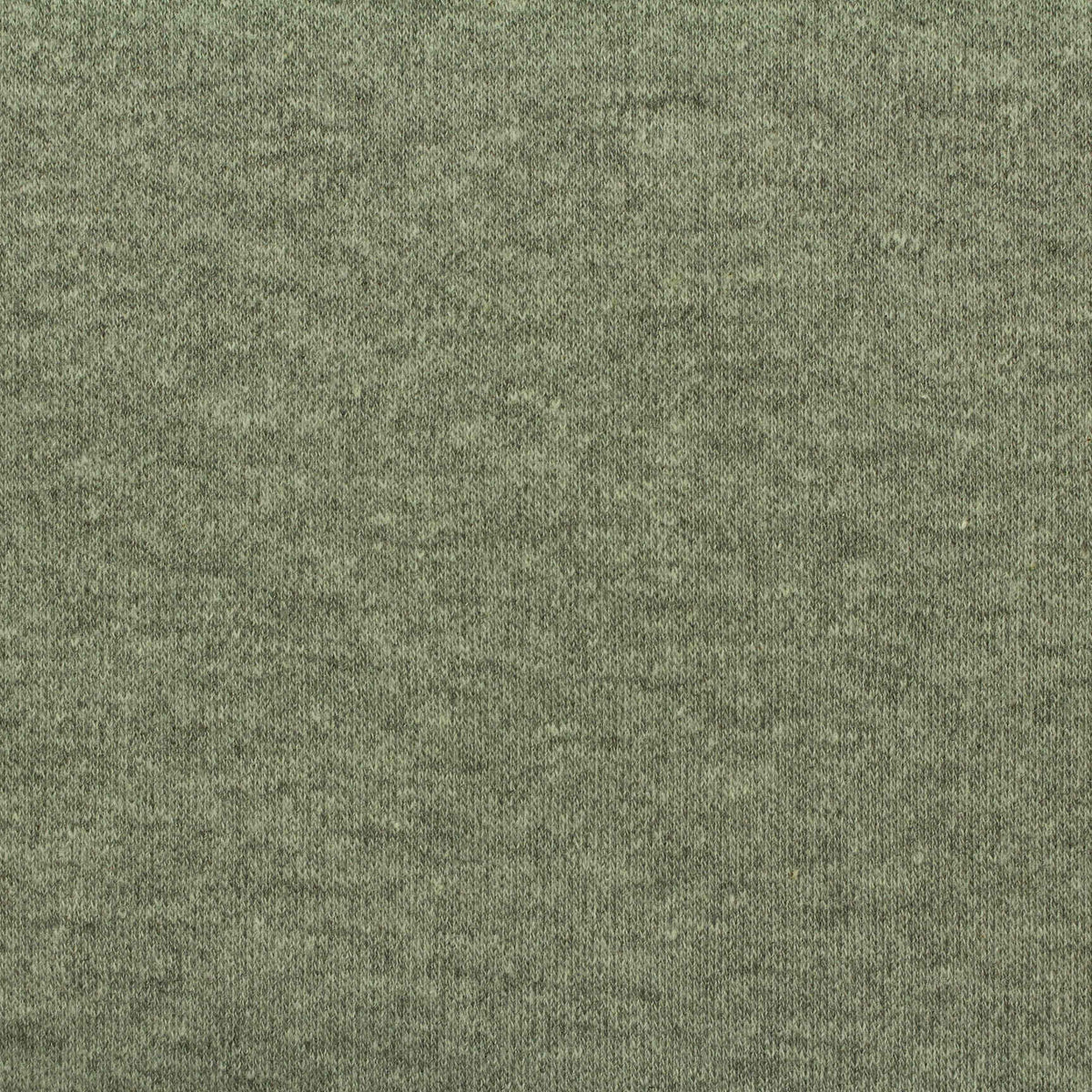 Green Marl Rib Knit, Cotton, 230 gsm