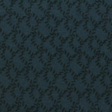 Dark Blue Abstract Interlock Knit, Polyester