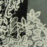 Black Floral Knit, Polyester