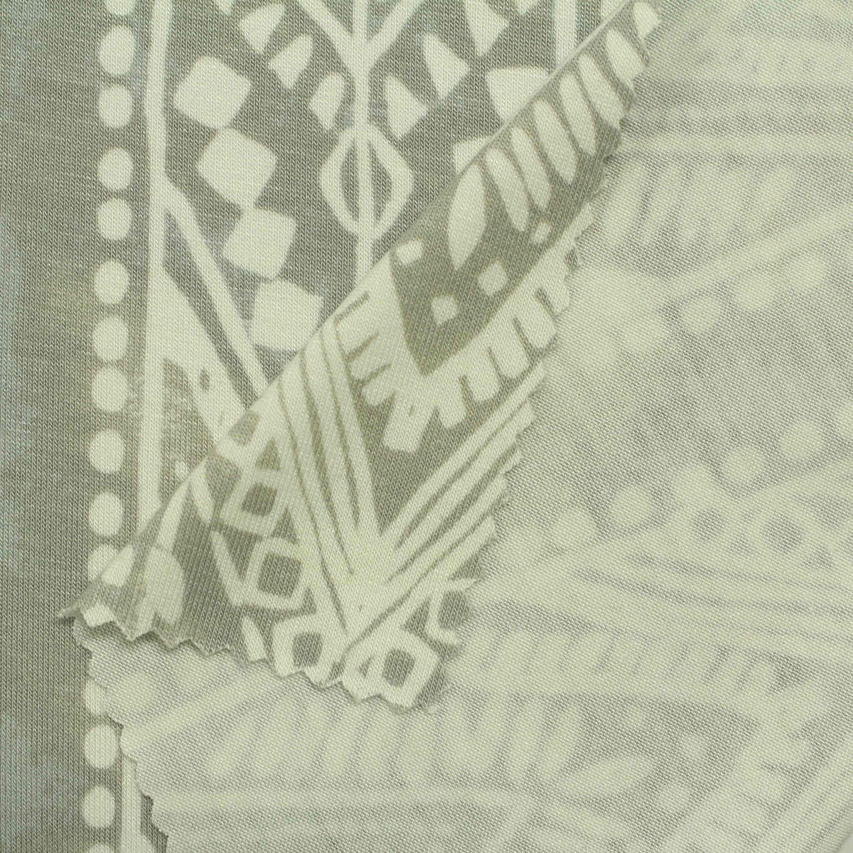 Cream Dots Knit, Viscose