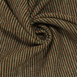 Brown Geometric Chunky Knit