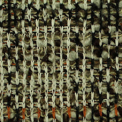 Brown Vertical-Stripe Jacquard, Polyester