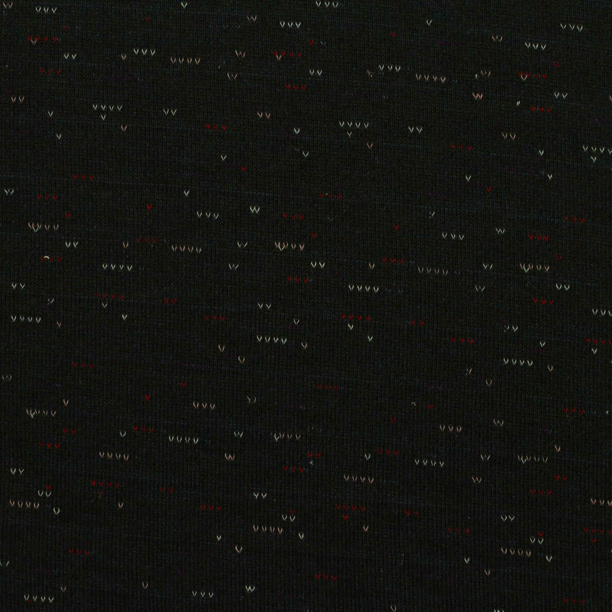 Red Marl Jacquard, Cotton-Poly