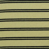 Black Stripes Rib Knit, Cotton