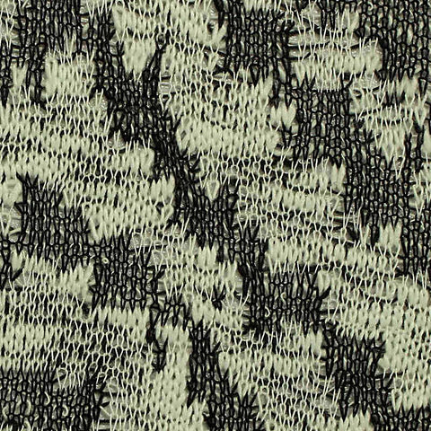 Black Abstract Jacquard, Polyester, 180 gsm