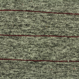 Red Horizontal-Stripe Jersey Knit, Viscose-Poly