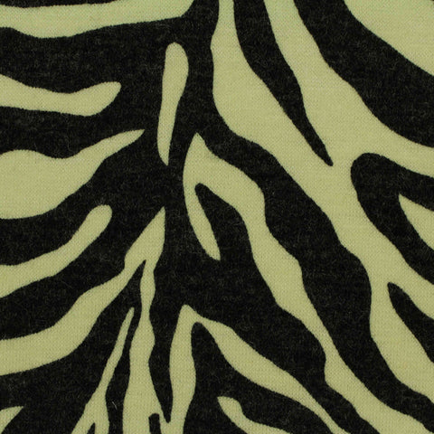 Black Zebra Chunky Knit, Acrylic-Nylon