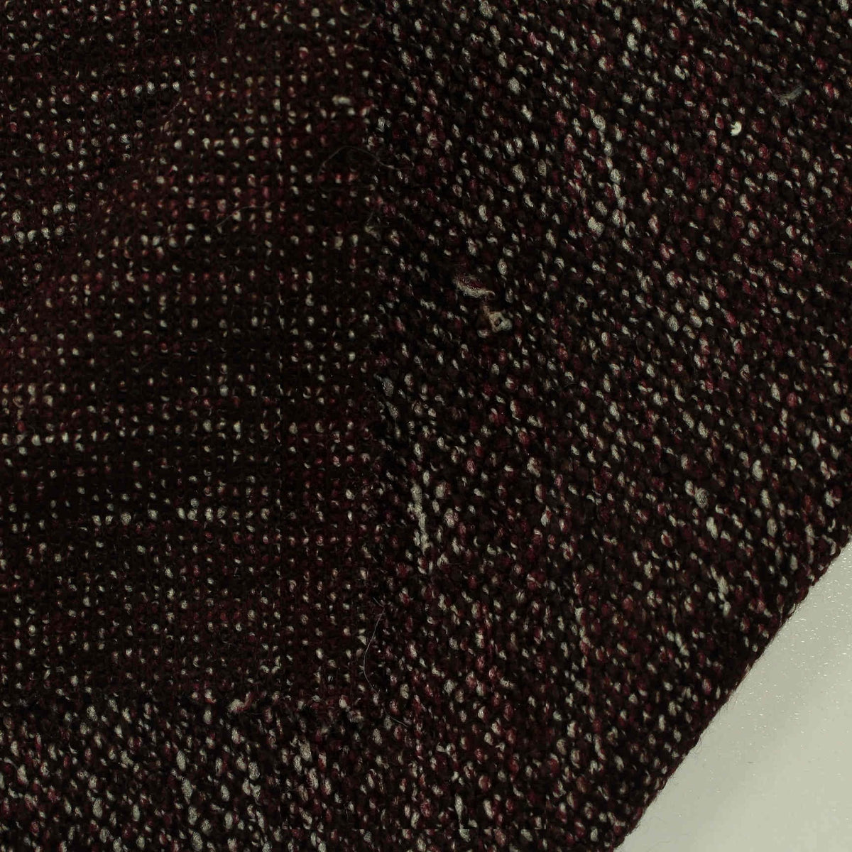 Dark Red Marl Chunky Knit, Poly-Acrylic