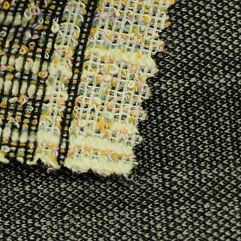 Khaki Textured-Plaid Jacquard, Polyester