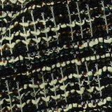 White Checks Jacquard, Poly-Cotton — texture