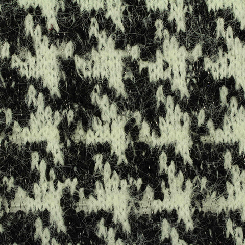 Black Abstract Jacquard, Poly-Nylon
