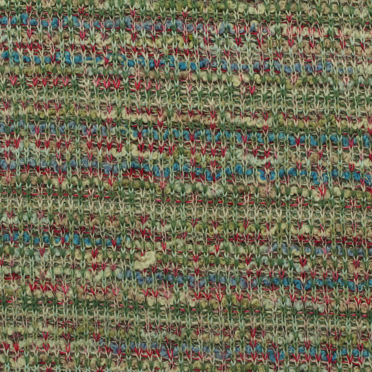 Green Horizontal-Stripe Jacquard, Poly-Acrylic