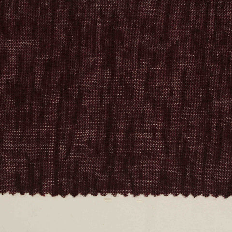 Dark Red Marl Chunky Knit, Viscose-Poly, 140 gsm