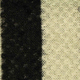 Black Vertical-Stripe French Terry, Polyester — texture