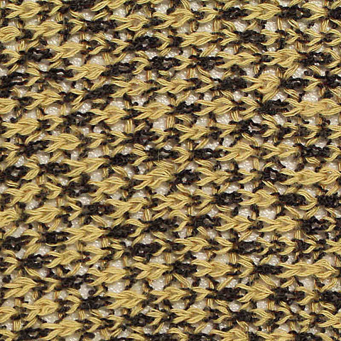 Jacquard Viscose Polyester Stretch Chunky Knit Fabric, 165 gsm, 165 cm — Orange