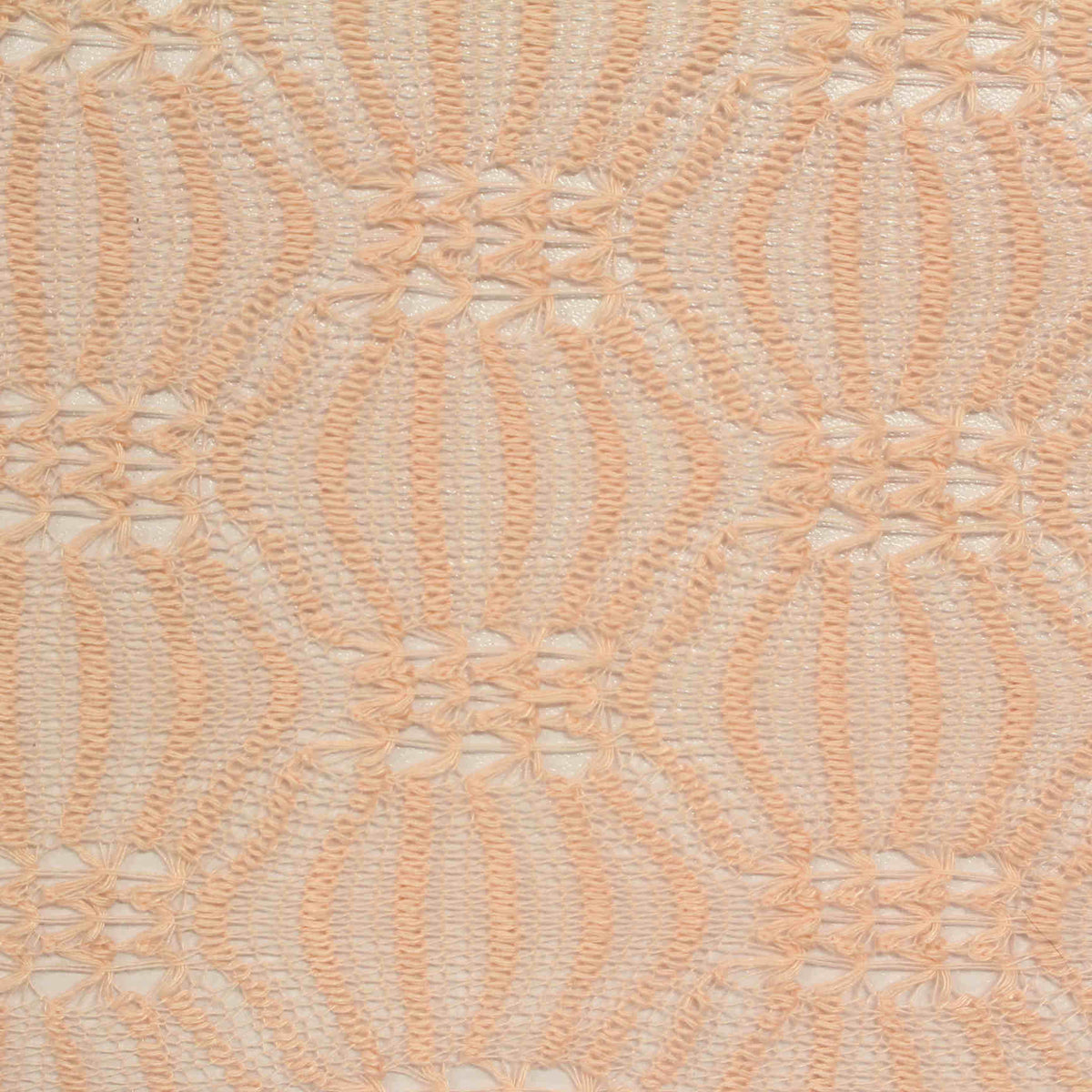 Jacquard 100% Polyester Chunky Knit Fabric, 195 cm — Beige
