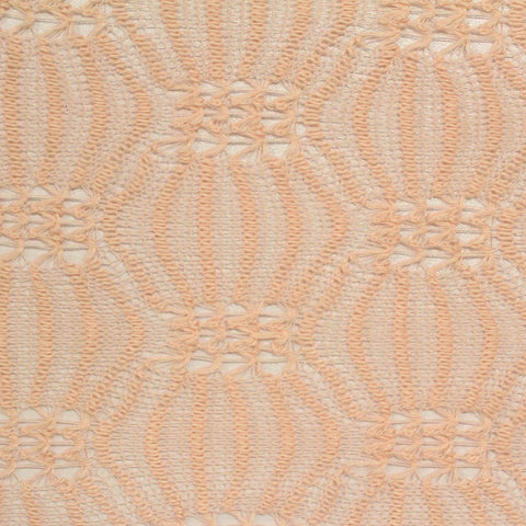 Jacquard 100% Polyester Chunky Knit Fabric, 195 cm — Beige