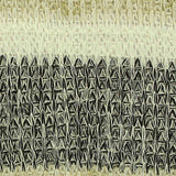 Black Horizontal-Stripe Chunky Knit, Viscose-Poly — texture