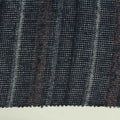 Light Grey Vertical-Stripe Chunky Knit, Viscose-Poly