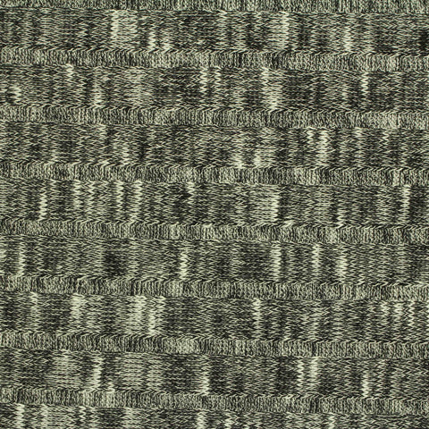 Black Textured Chunky Knit, Viscose-Poly