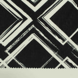 Black Brushstroke Jersey Knit, Polyester