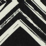 Black Brushstroke Jersey Knit, Polyester — texture