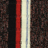Red Vertical-Stripe Rib Knit — texture