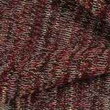 Polyester Metallic Stretch Chunky Knit Fabric, 184 gsm, 163 cm — Brown — texture