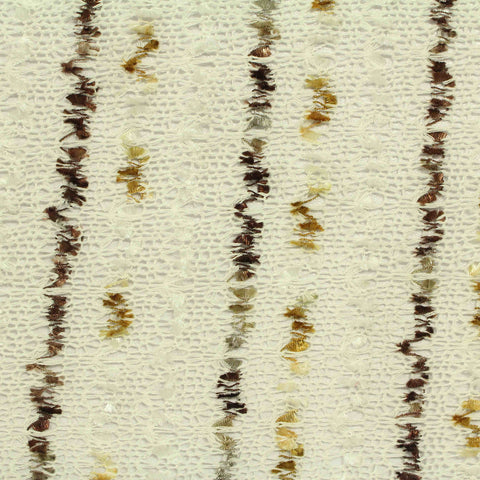 Brown Textured-Line Chunky Knit, Poly-Viscose