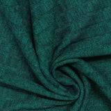 Polyester Stretch Rib Knit Fabric, 170 gsm, 155 cm — Green
