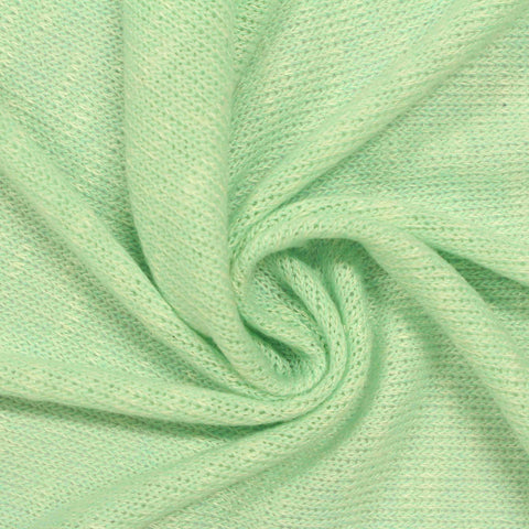 Viscose Polyester Stretch Chunky Knit Fabric, 170 gsm, 154 cm — Green