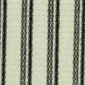 Black Vertical-Stripe Rib Knit, Poly-Viscose, 190 gsm