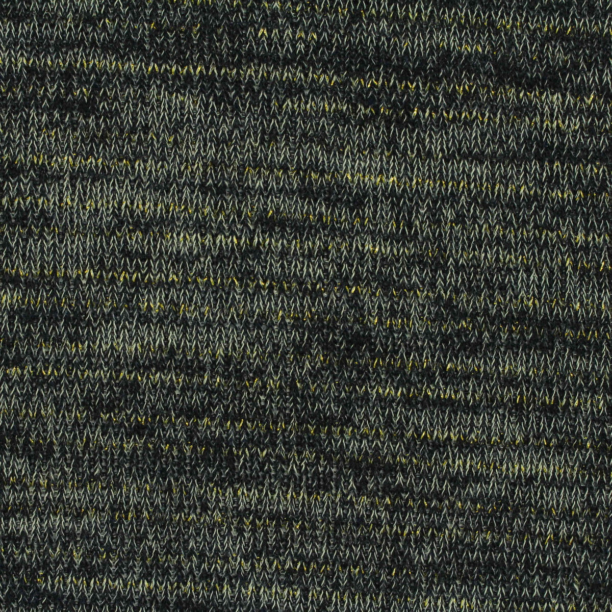 Polyester Metallic Stretch Chunky Knit Fabric, 184 gsm, 163 cm — Grey