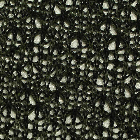 Viscose Polyester Stretch Chunky Knit Fabric, 165 gsm, 165 cm — Black