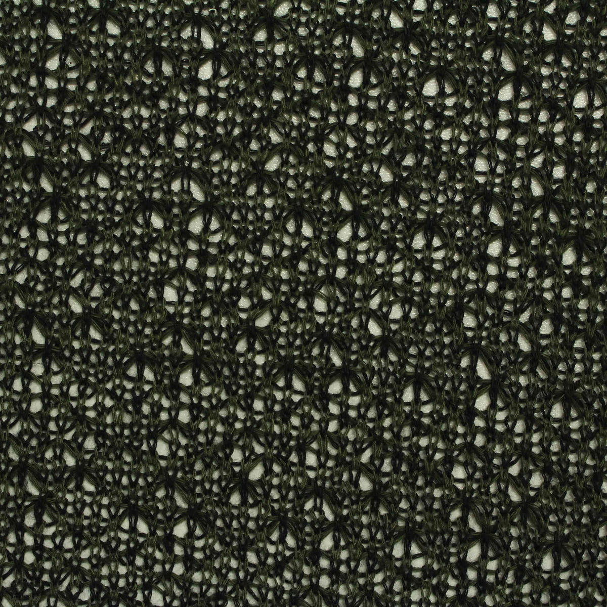 Viscose Polyester Stretch Chunky Knit Fabric, 165 gsm, 165 cm — Black