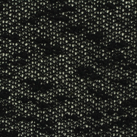 Black Abstract Jacquard, Poly-Viscose, 161 gsm