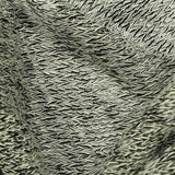 Grey Heathered-Marl Chunky Knit, Viscose-Poly — texture