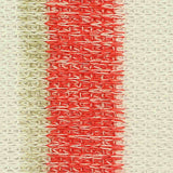 White Vertical-Stripe Chunky Knit, Viscose-Poly — texture