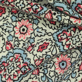 Pink Floral Knit, Polyester — texture